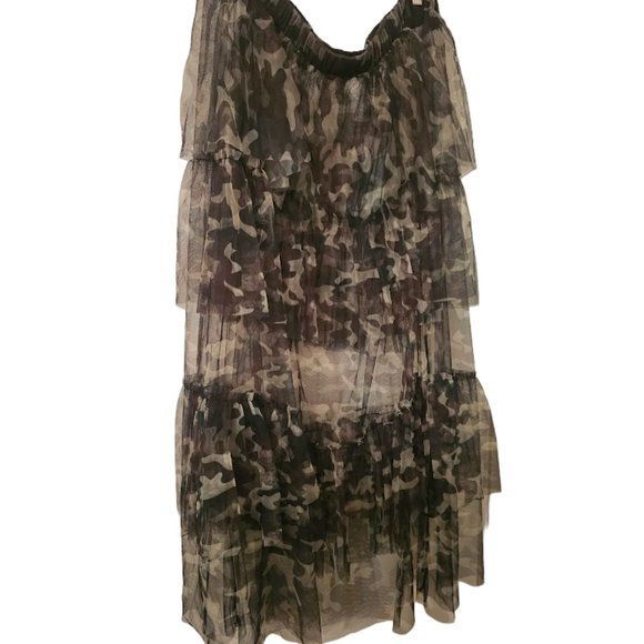NWOT | Gorgeous | Tulle & Camo | Layered | Maxi Skirt | Size: 3XL - Picture 5 of 14